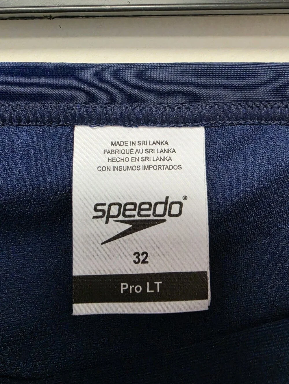 Speedo Mens ProLT Solid Swim Brief Navy Blue 32